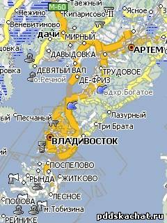 Приморский край Навител карта