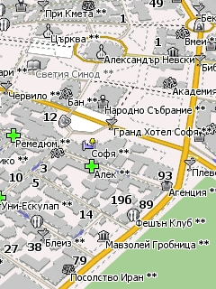 Карта Навител Болгарии
