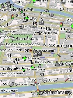 Навител карта Астраханская область