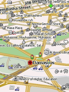 Syria Navitel map