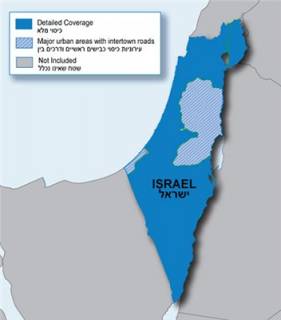 Карта Израиля для Гармина